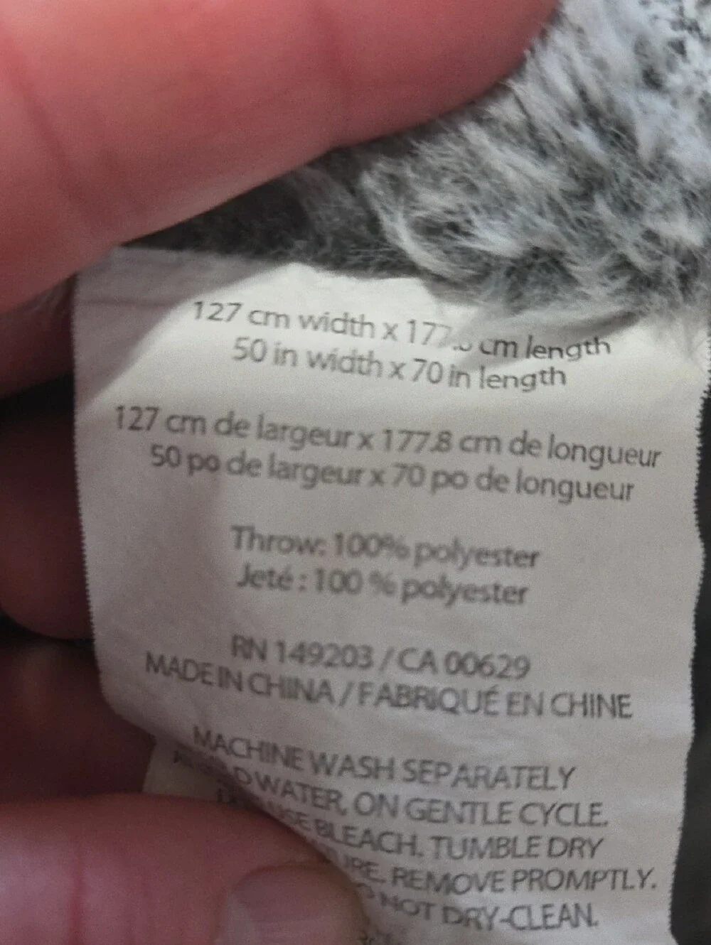 Lounge & Co. Plush Blanket 50x70